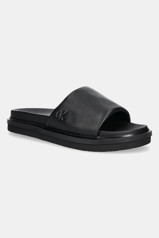 

Шлепанцы FLAT MOLDED SLIDE SANDAL LTH Calvin Klein Jeans, черный