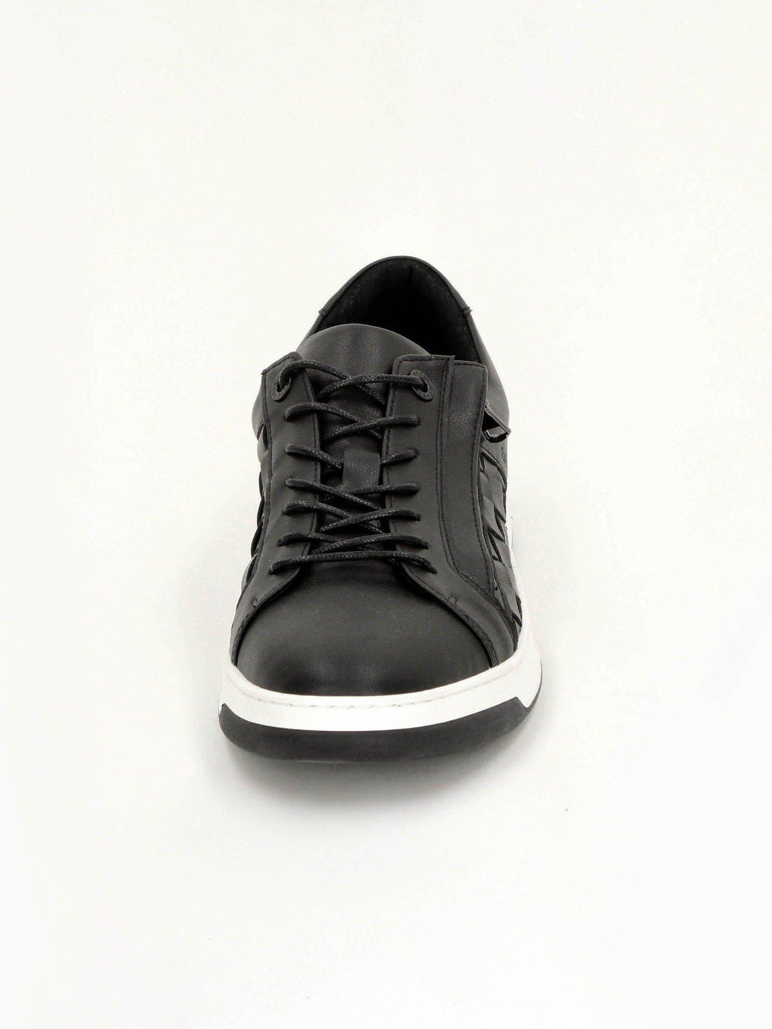 Кроссовки-лодочки [RIELABO] Intrecciato с боковой молнией NICOLE CLUB FOR MEN, 49 Black — фото 3