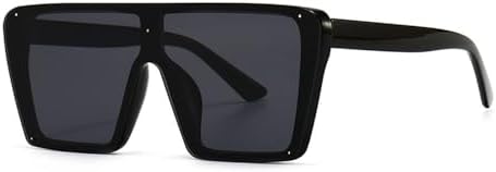 

Винтажные современные солнцезащитные очки в стиле ретро с плоской верхней частью, модель 2026 года, для женщин, модные солнцезащитные очки для мужчин, очки с защитой от УФ-излучения UV400 generic, C1