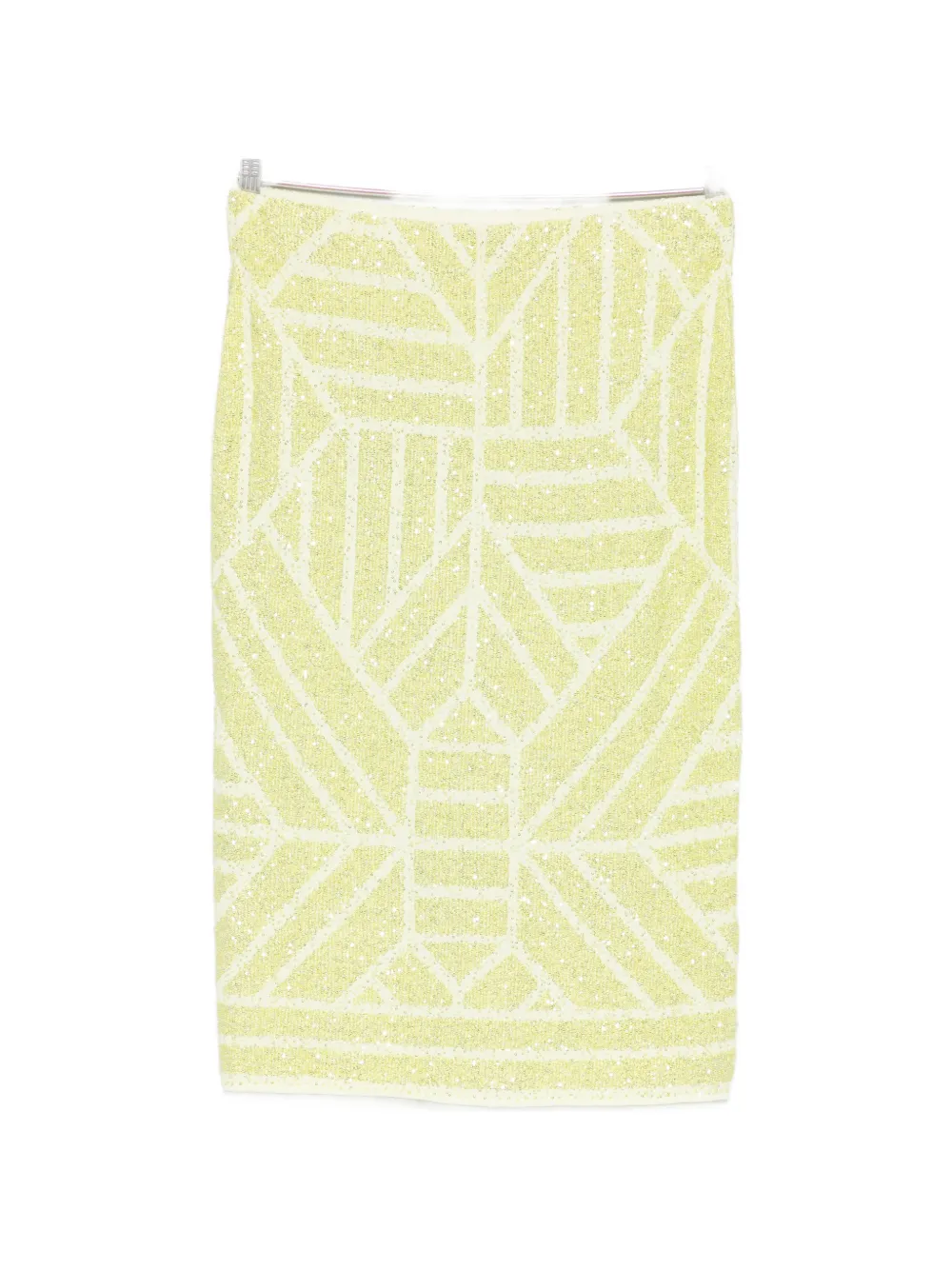 

Миди-юбка с украшением из пайеток Circus Hotel, желтый