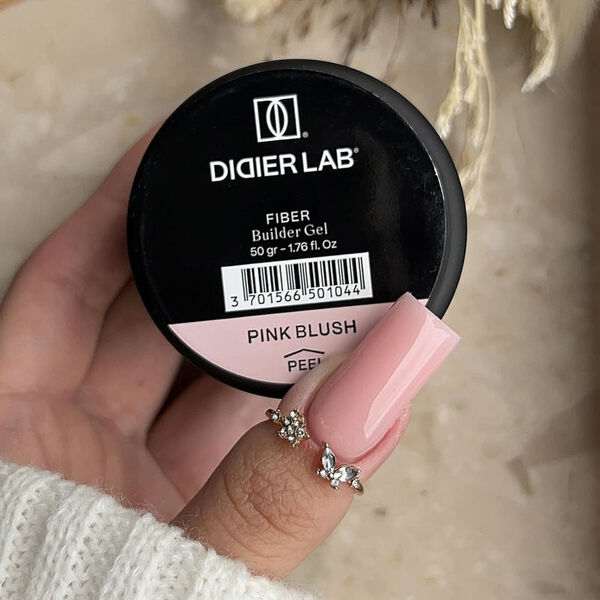 Розовый гель для создания румян, 50 г Didier Lab Fiber, цвет pink blush — фото 2