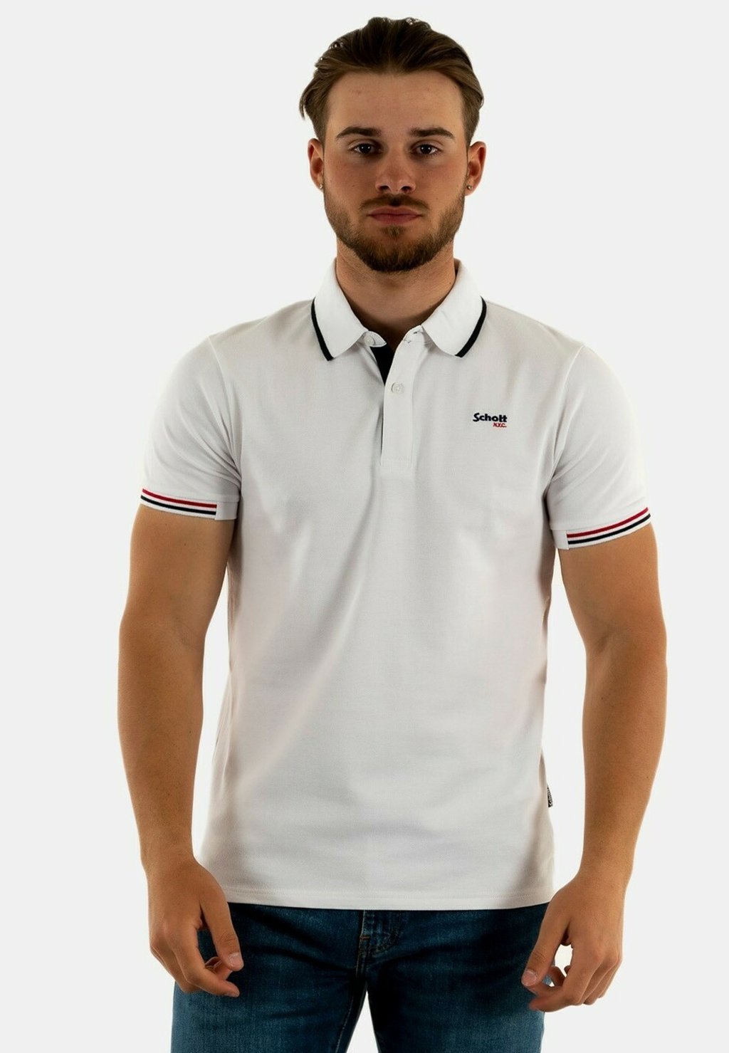 

Поло PSDEVON Schott, белый