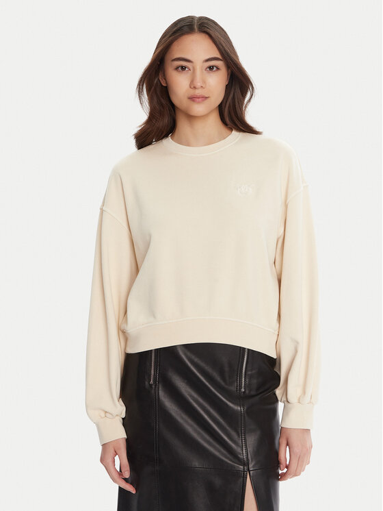 

Свитшот regular fit Maliardo 105510 A2RB Pinko, бежевый