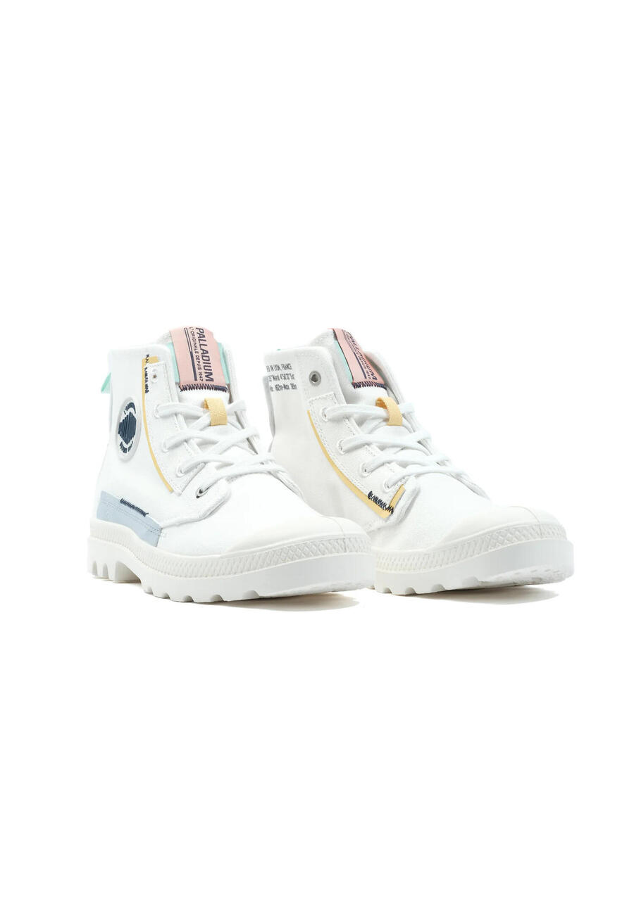 Ботинки PALLADIUM Unisex PAMPA UNDERLAYER, ботильоны 99183-116-M, звёздно-белые