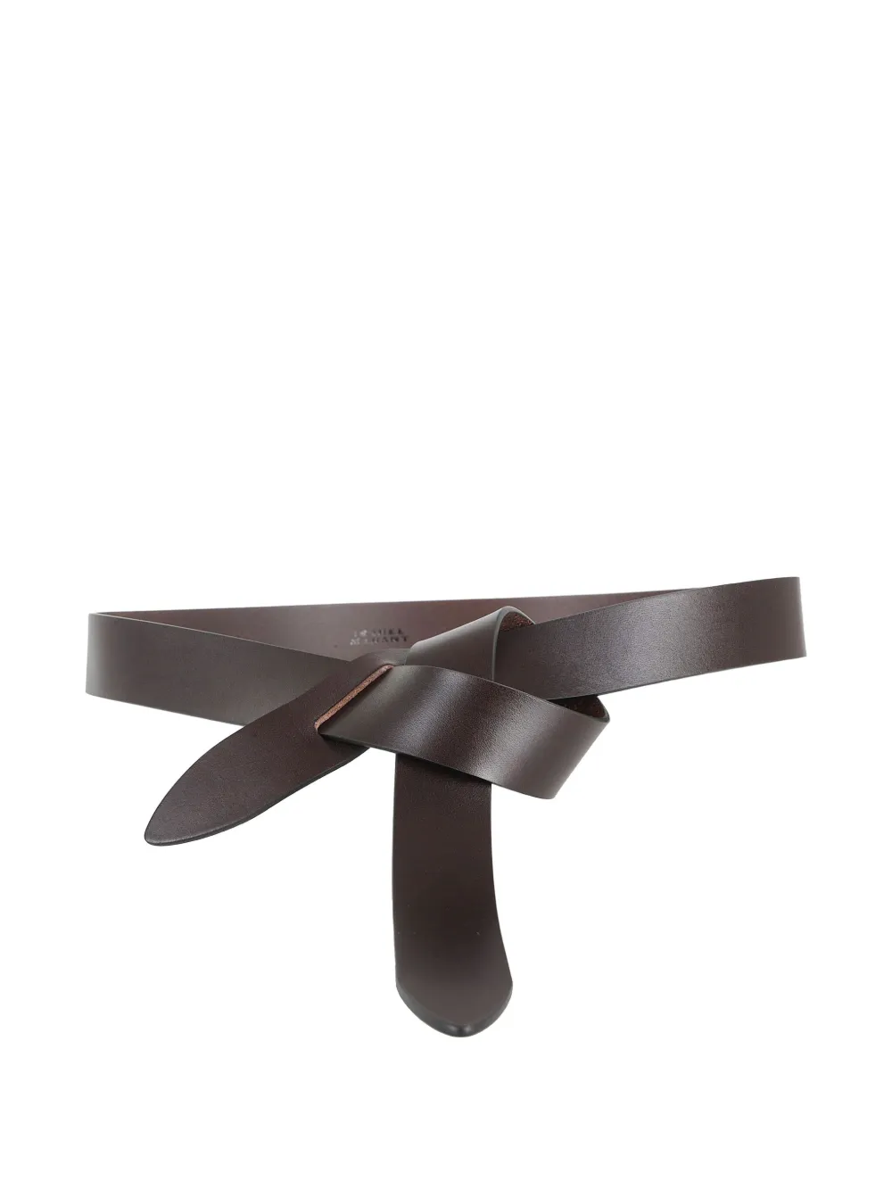 

Пояс из кожи с узлом ISABEL MARANT, коричневый