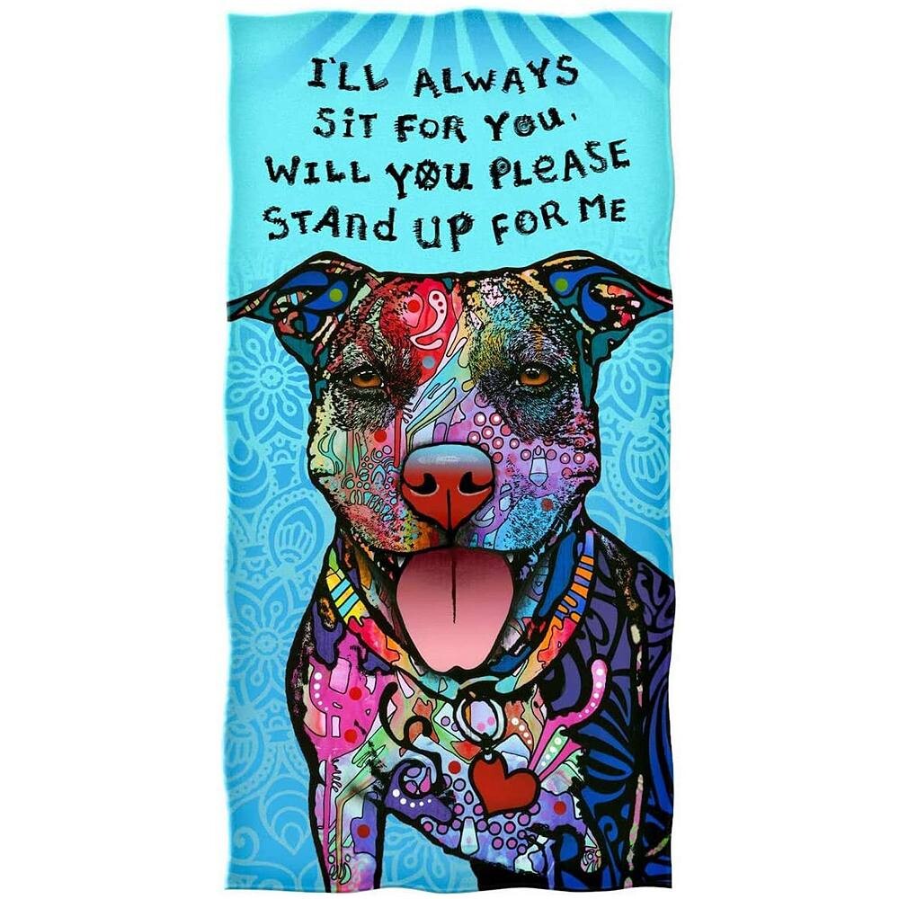 

Пляжное полотенце с животным принтом Razor Shopping, цвет Blue Dog