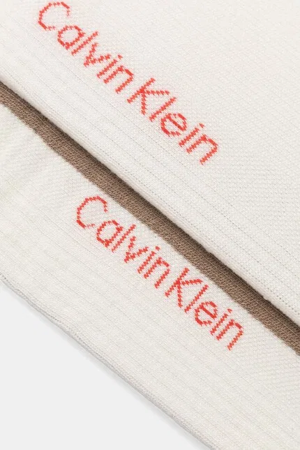 Носки мужские 2 шт Calvin Klein, бежевый — фото 2