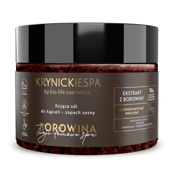 

Успокаивающая соль для ванн с ароматом сосны, 500 г Krynickie Spa