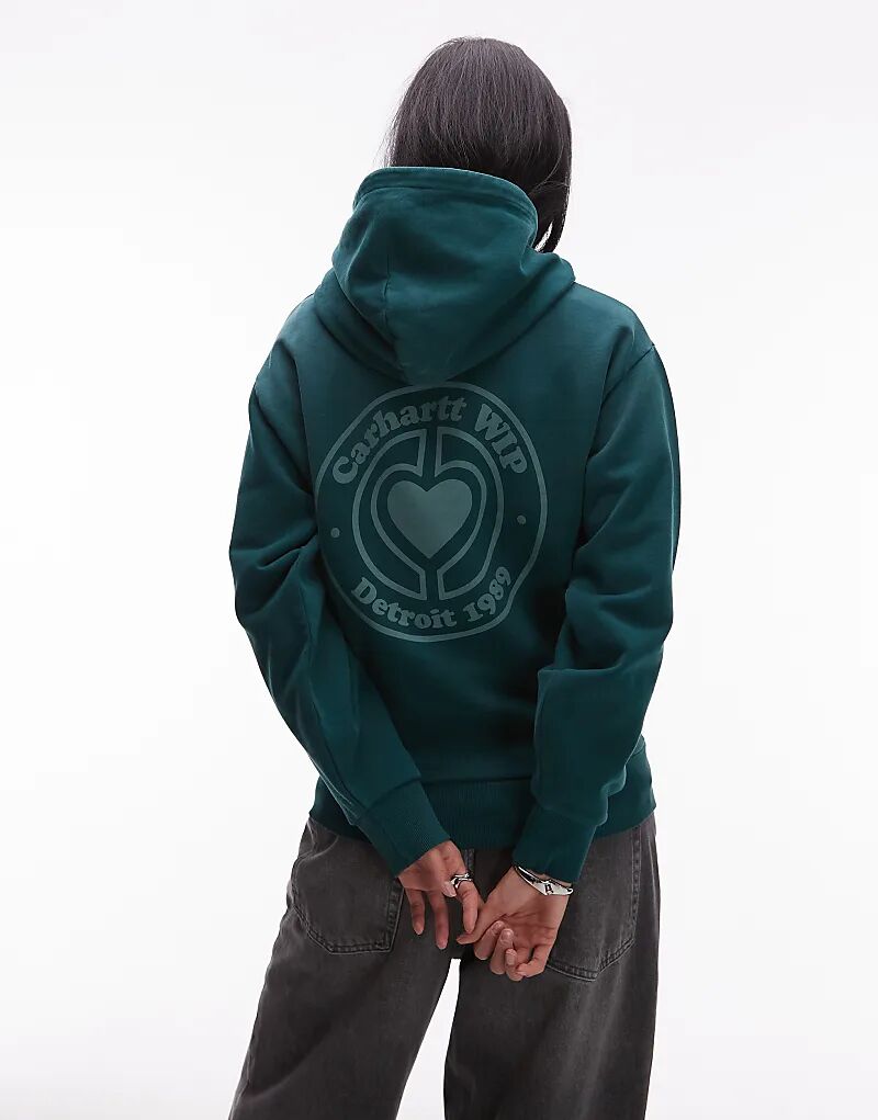 

Толстовка Carhartt WIP Modality зеленого цвета