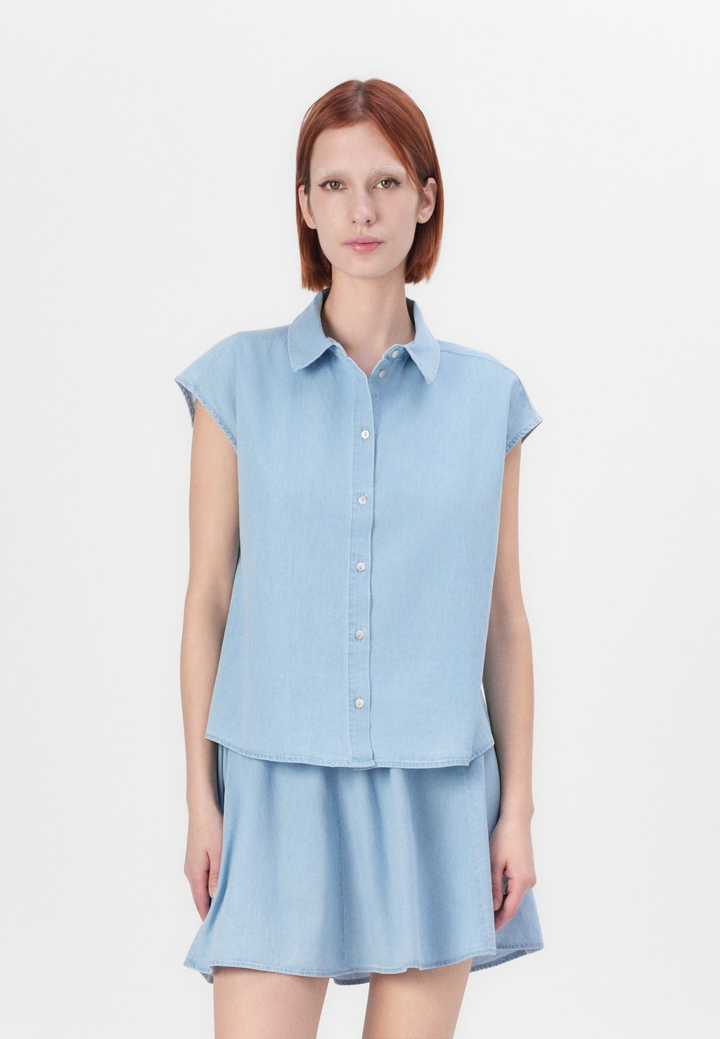 

Рубашка ONLNOVA CLAY SHIRT ONLY, цвет Light Blue Denim