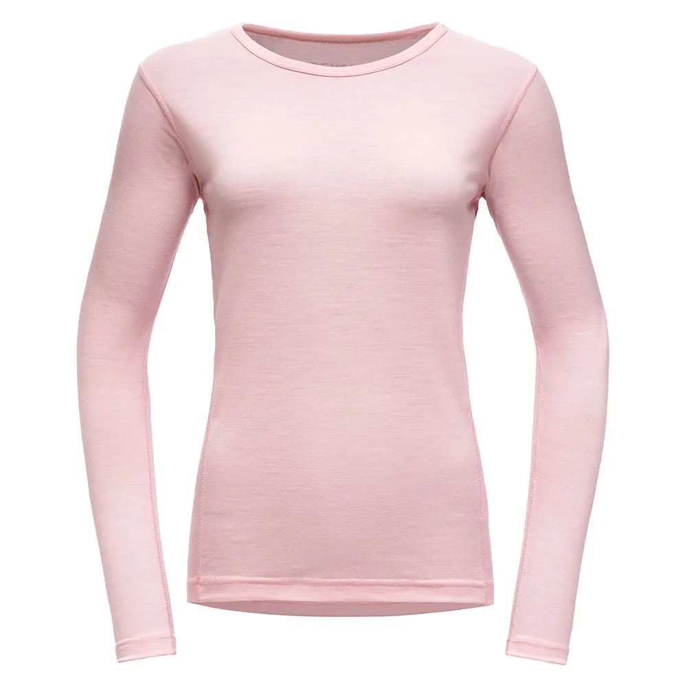 

Лонгслив DEVOLD OF NORWAY Breeze Merino 150, розовый