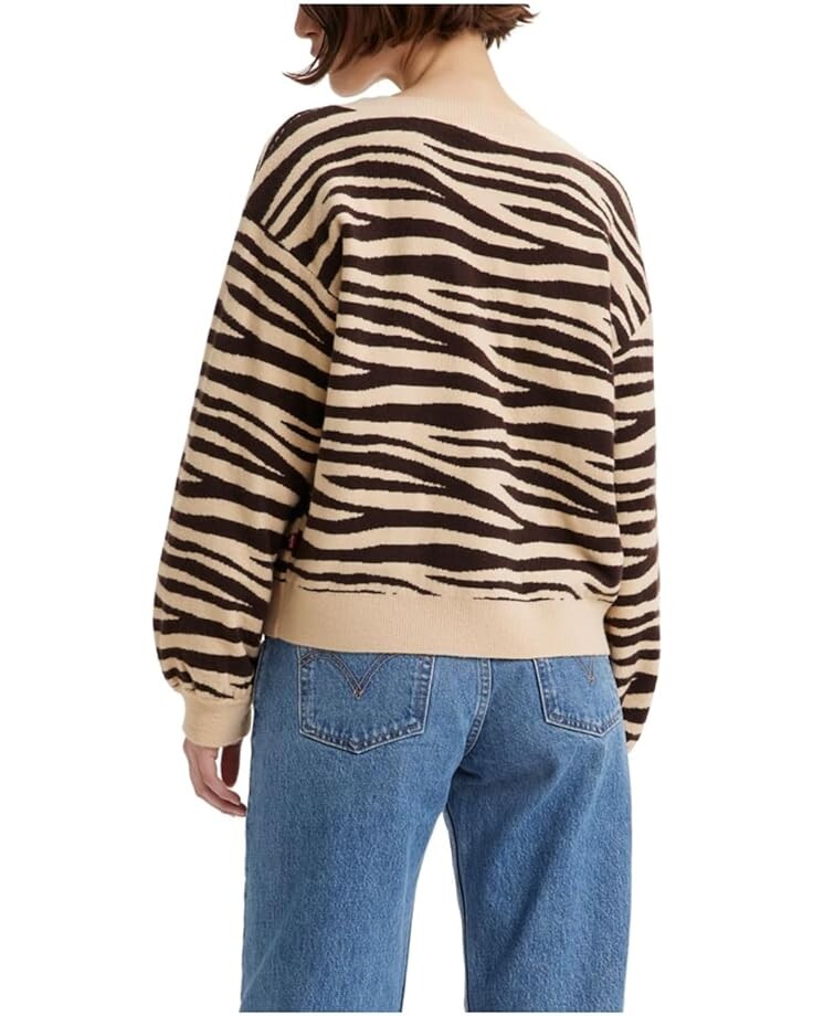 

Свитер Levi's Womens Flower Sweater, цвет Wavy Zebra Marzipan