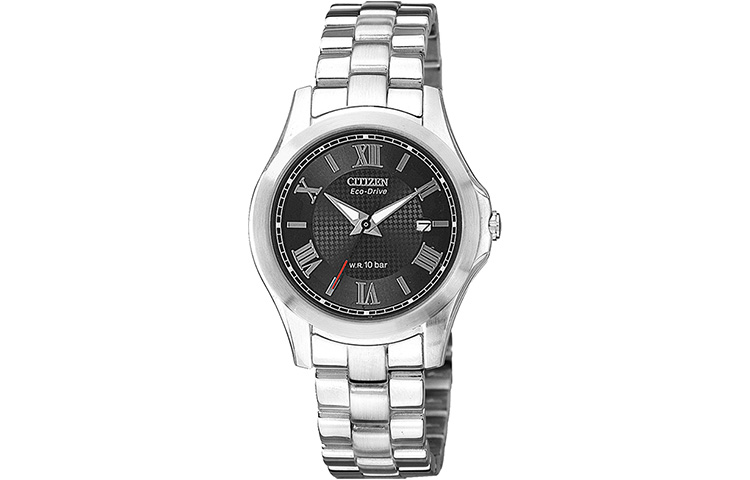 

CITIZEN Часы Ecology Drive Collection Solar Quartz Movement Stainless Steel Strap Watch Women's Watch Black Dial EW1120 50E