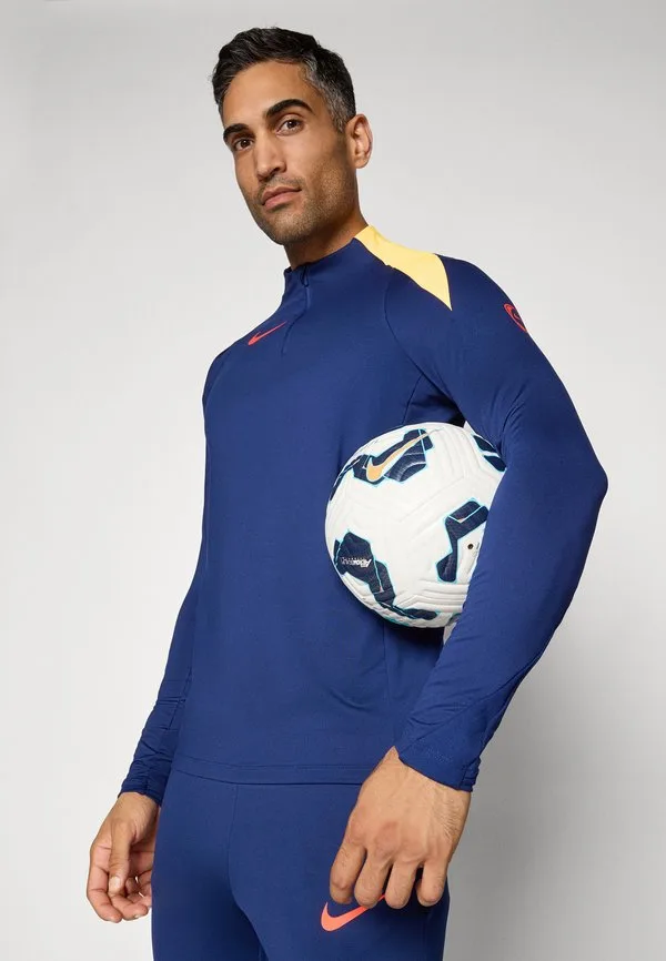 Футболка с длинными рукавами strike t90 Nike Performance, Blue Void/Laser Orange/Bright Crimson — фото 4