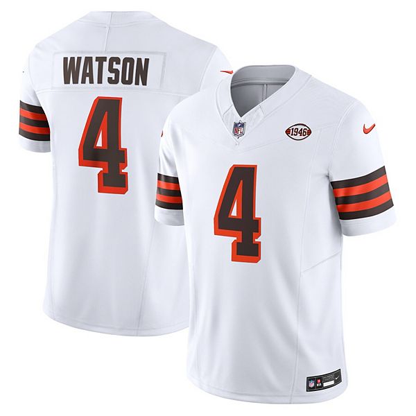 

Мужская футболка deshaun watson white cleveland browns vapor fuse limited Nike