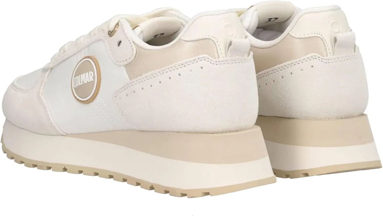 Мужские низкие кроссовки COLMAR Travis Authentic, White Beige — фото 3