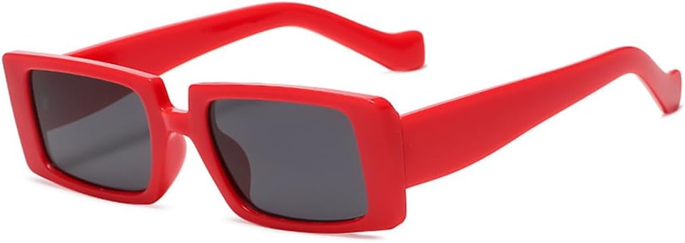 

Модные солнцезащитные очки для женщин и мужчин, винтажные прямоугольные солнцезащитные очки, классические солнцезащитные очки, трендовые очки с градиентным переходом, защита от ультрафиолета UV400 KTUCN, Red Grey