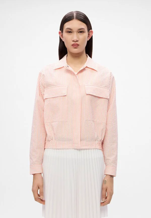 Куртка Lacoste Giacca Leggera, молочный/розовый