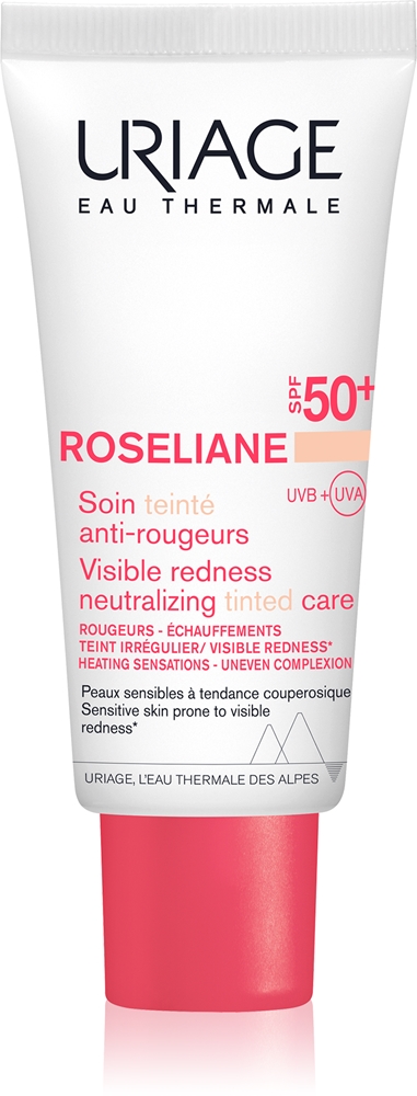 

Roseliane cc cream spf 50+ маскирующий покраснения cc cream spf 50+ Uriage, atspalvis light tint 40 мл