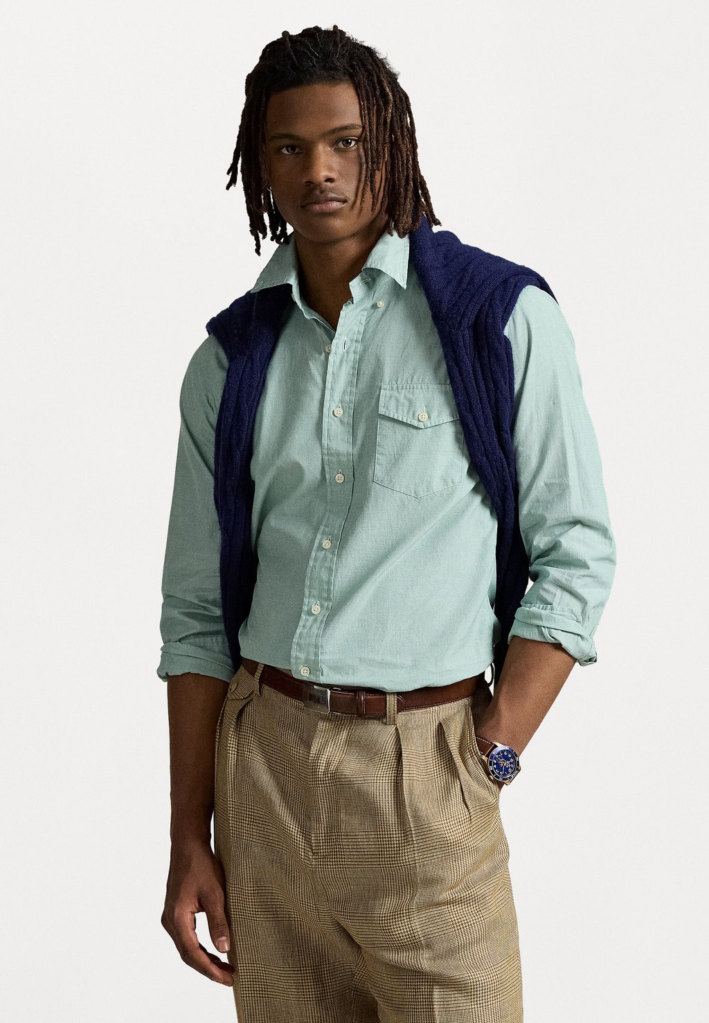 

Рубашка LONG SLEEVE SPORT SHIRT Polo Ralph Lauren, темно-синий