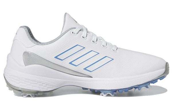 Кроссовки (WMNS) Adidas ZG23 Golf Shoes 'White Blue Silver Metallic', белый — фото 2