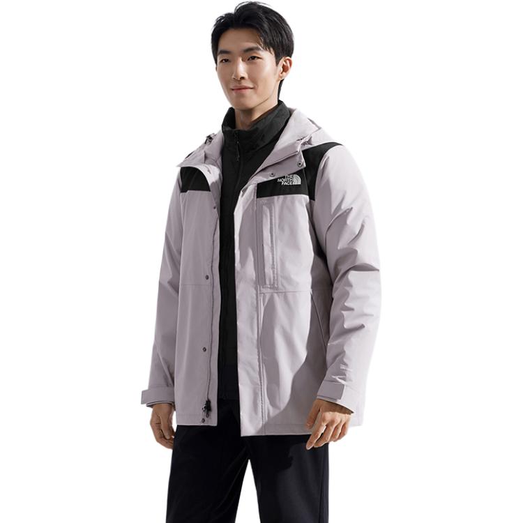 

THE NORTH FACE Ветровка мужская утепленная непромокаемая и ветрозащитная Hiking Waterproof And Windproof To Keep Warm, 5I4/Gray