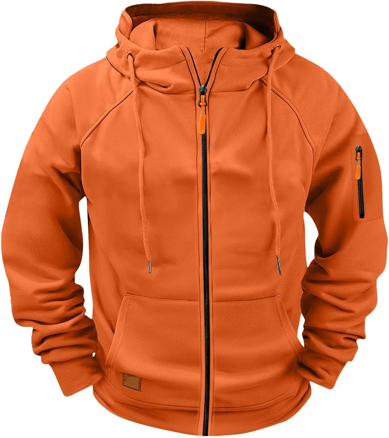 

Мужская тактическая толстовка с капюшоном и молнией на четверть