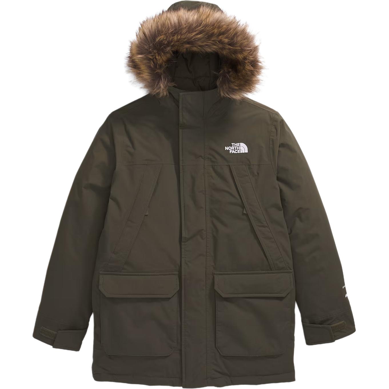 Парка Green для подростков THE NORTH FACE, коричневый/зеленый — фото 3