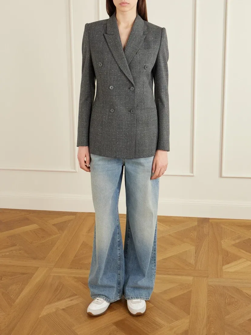 Кроссовки EC1 из замши, кожи и нейлона MCQUEEN, белый — фото 4