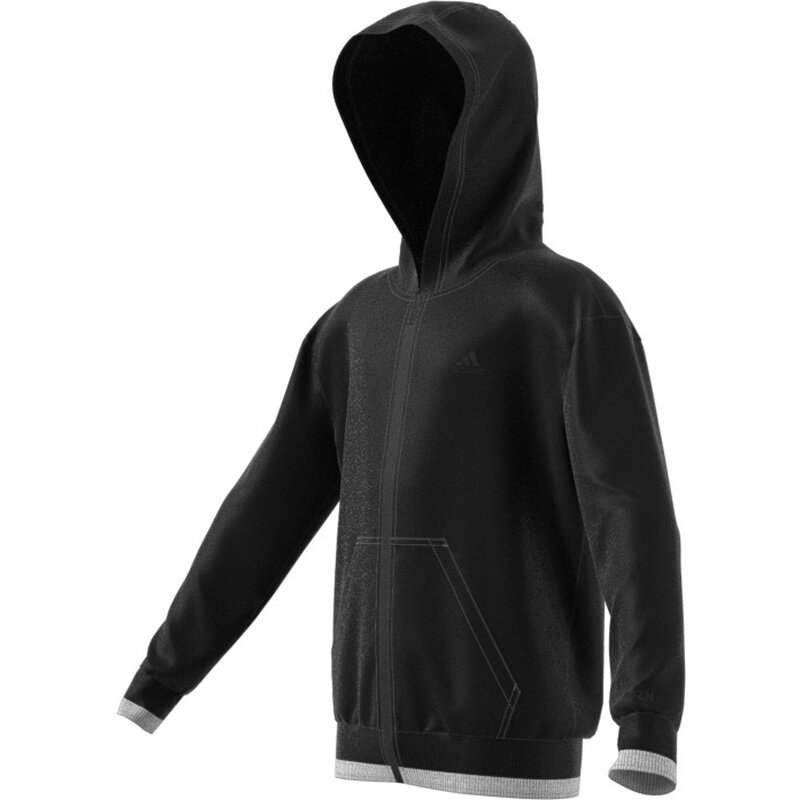 Kapuzensweat u fleece fz hd Adidas, мультиколор — фото 4