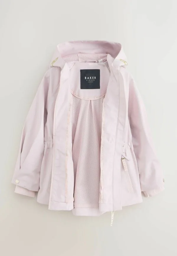 Дождевик стандартного кроя, водоотталкивающий, с короткой талией. парка Baker By Ted Baker, Pink — фото 3