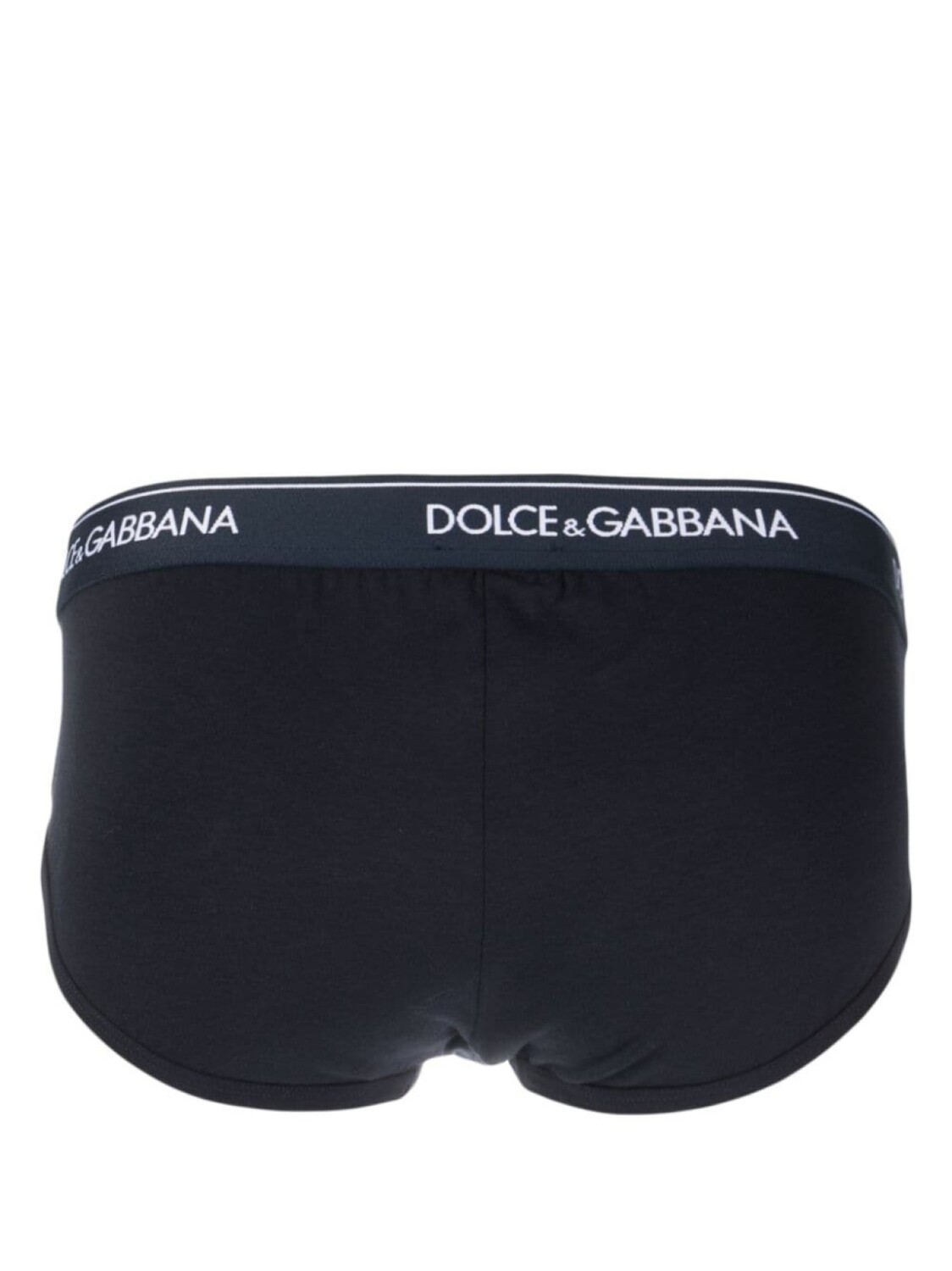 Dolce & Gabbana комплект из двух трусов-брифов с логотипом, синий — фото 3