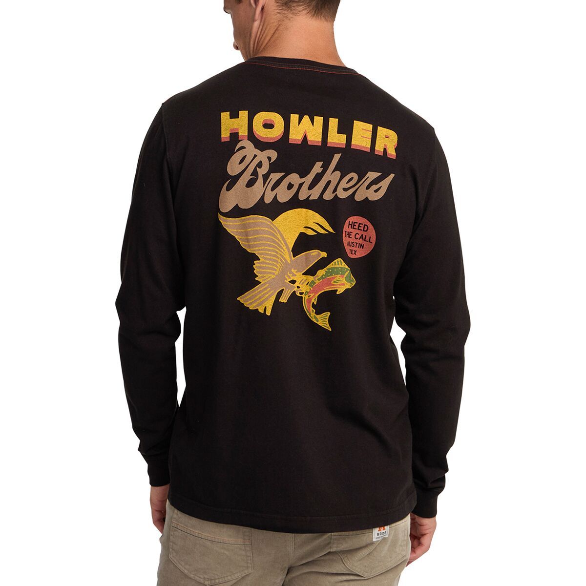 

Футболка с длинным рукавом Howler Brothers, черный