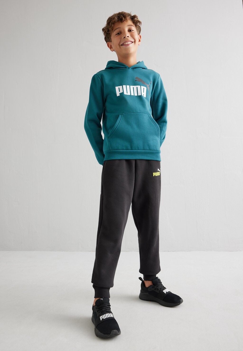 

Толстовка с капюшоном BIG LOGO HOODIE UNISEX Puma, зеленый