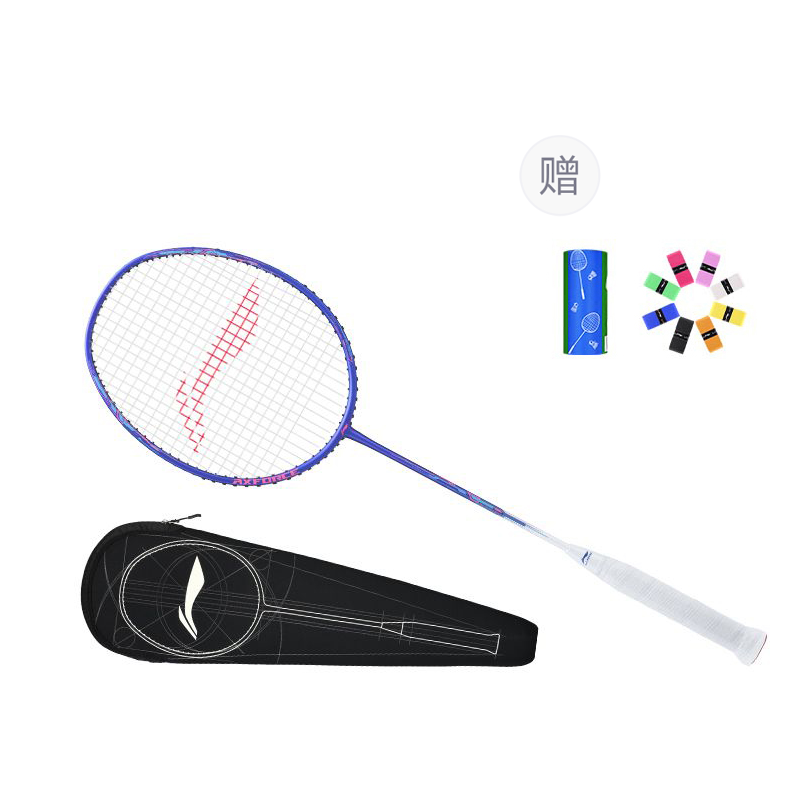 

Ракетка для бадминтона Li-Ning Thunder 20, single racket+badminton *3 (grip tape included in the racket)+grip tape (random color)
