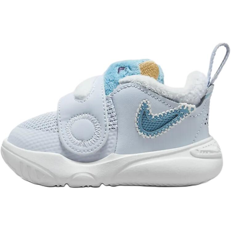 

Обувь для малышей Team Hustle D 11 Baby, кроссовки Nike, светло-голубой
