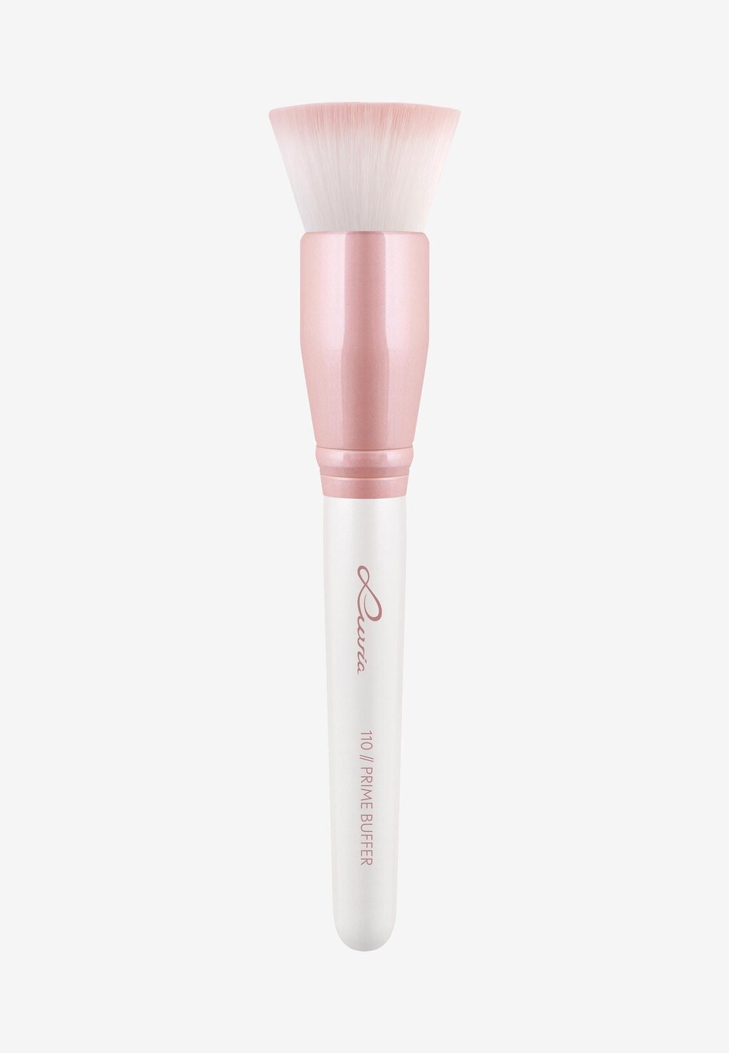

Кисти для макияжа Prime Buffer Luvia Cosmetics, цвет pearl white/candy pink