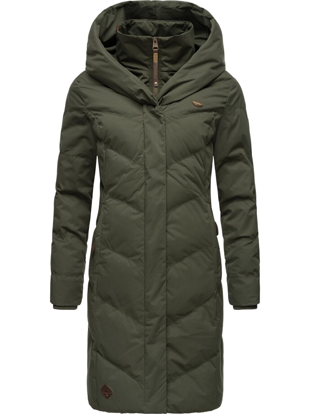 

Зимнее пальто Ragwear Natalka, темно-зеленый