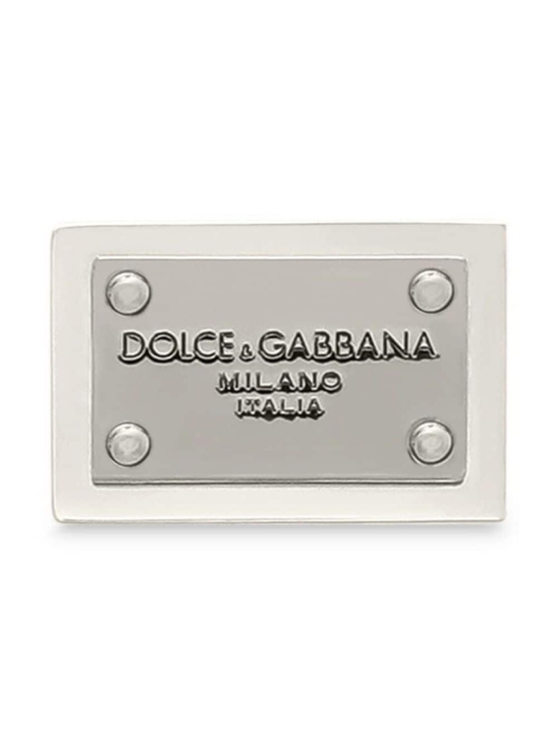 

Брошь с гравировкой логотипа Dolce & Gabbana, серебряный