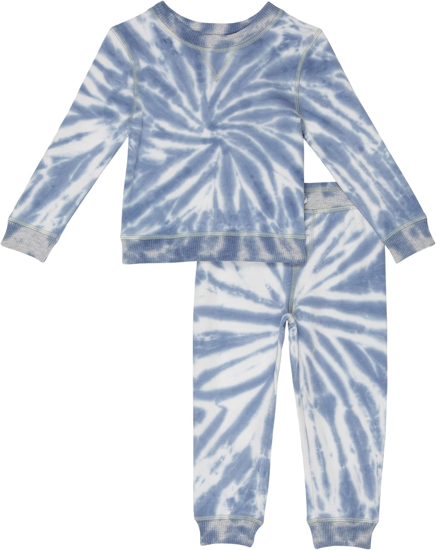 

Детский набор Splendid Littles Circular Tie-Dye Sweatshirt Set, цвет Cool Blue Tie-Dye