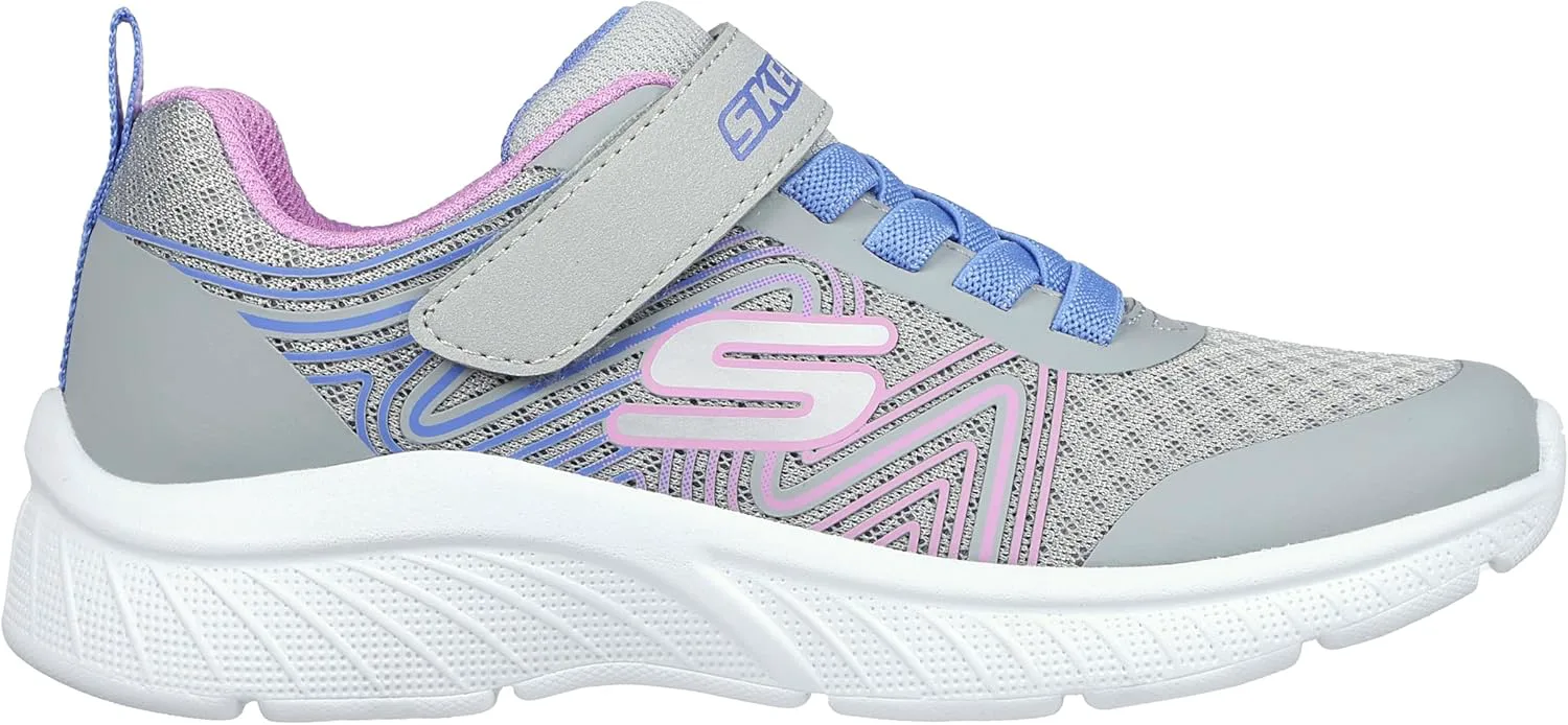 

Детские кроссовки Skechers Microspec Plus-Swirl Sweet, серый/мультиколор