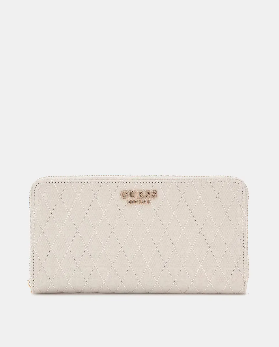 

Кошелек на молнии и ручке Guess, чёрный