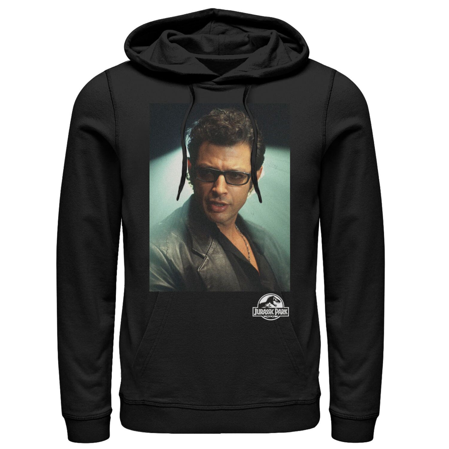 

Мужской пуловер с капюшоном из парка Юрского периода Ian Malcolm Head Shot Photo Licensed Character