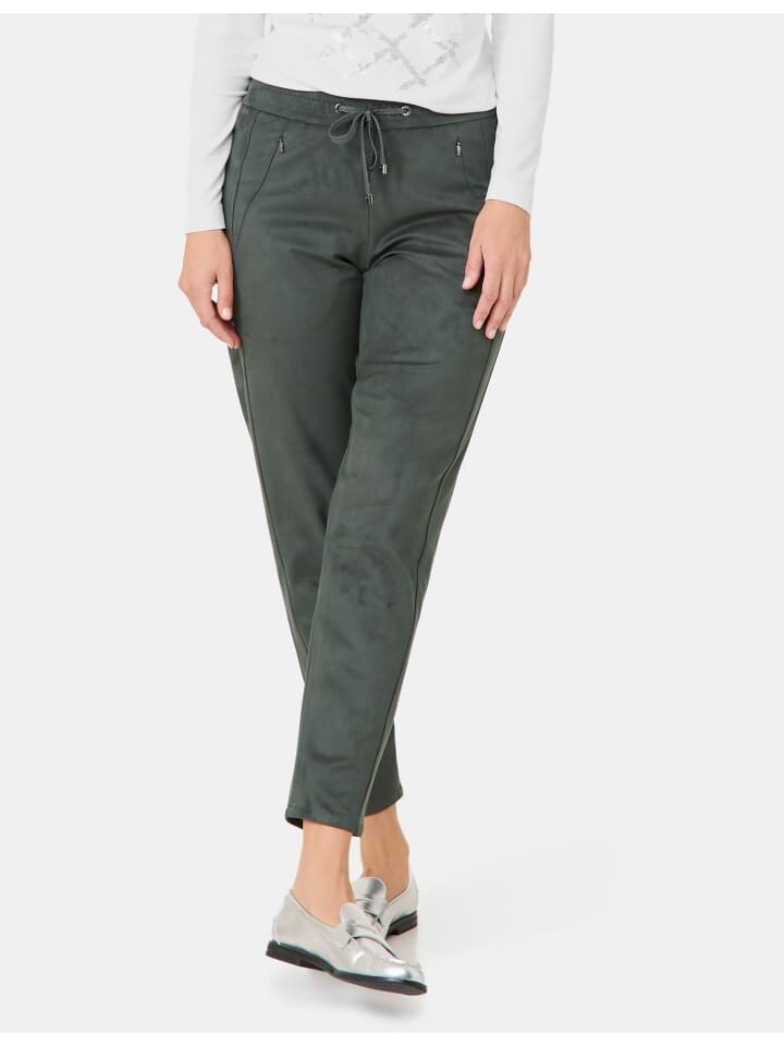 

Тканевые брюки Gerry Weber Freizeit verkürzt, цвет cedar