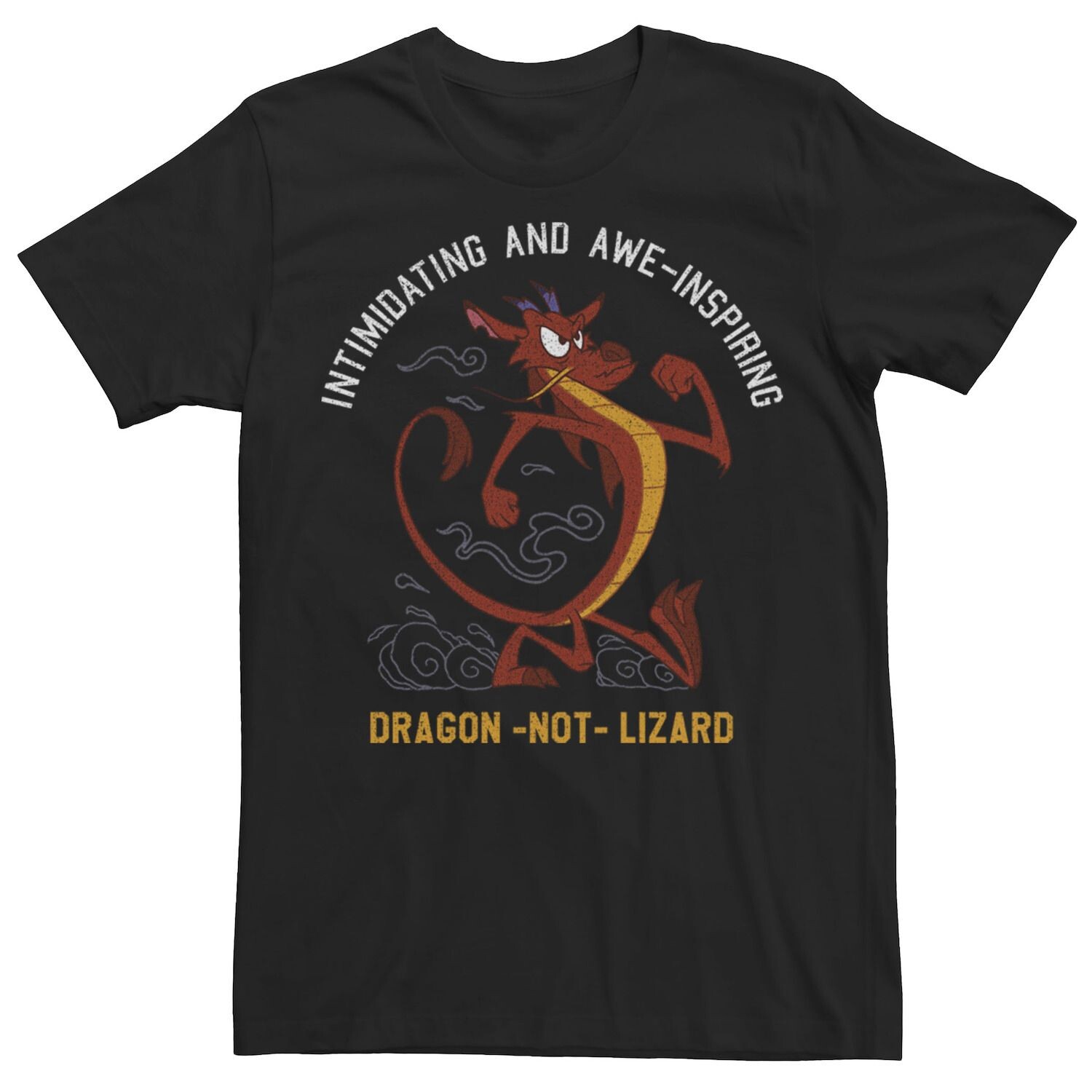 

Мужская футболка Disney Mulan Mushu Dragon Not Lizard с портретом