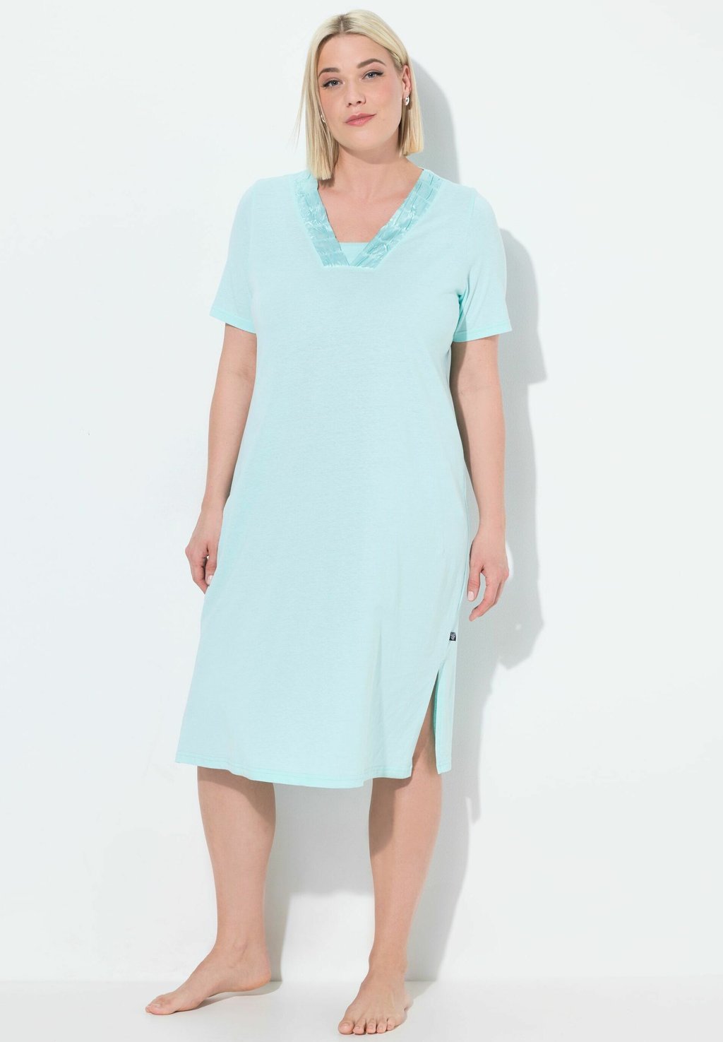 

Ночная рубашка TRIM SHORT SLEEVE Ulla Popken, мята