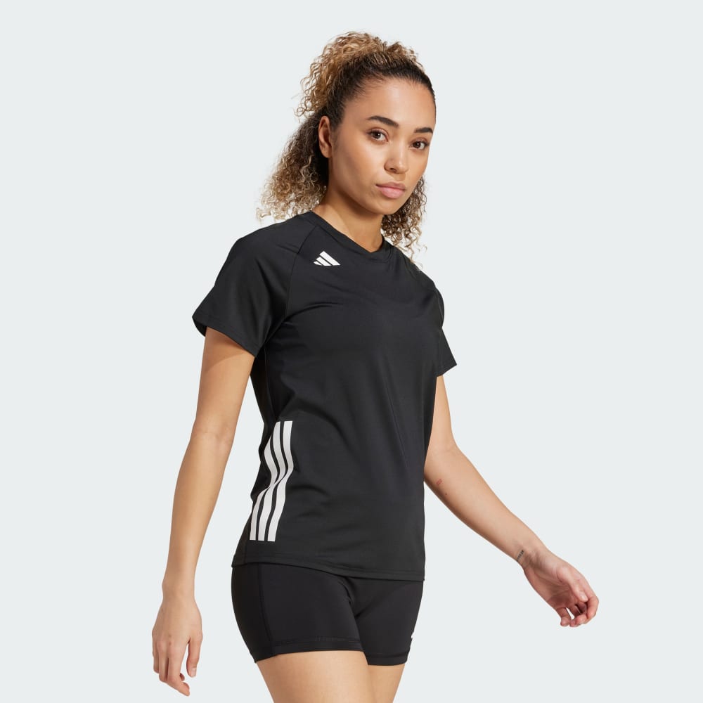 Джерси Adidas HILO Short Sleeve Volleyball Jersey, черный — фото 3