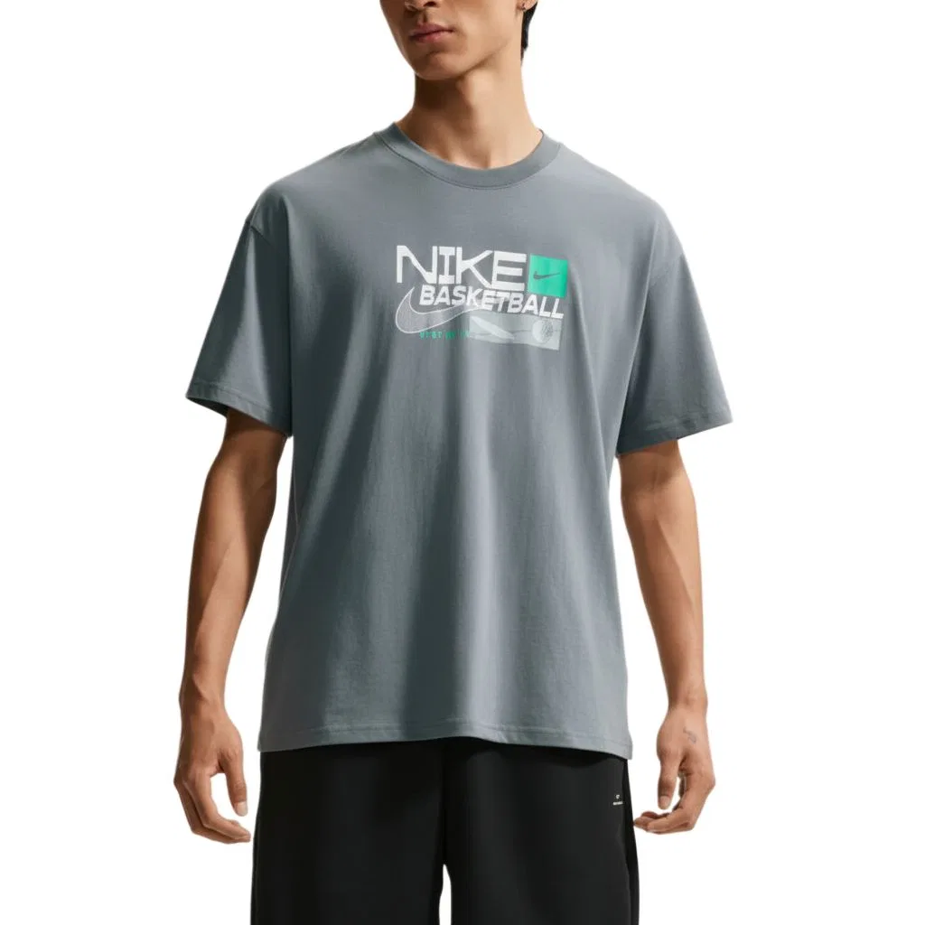 Футболка мужская Gray Blue с круглым вырезом Nike