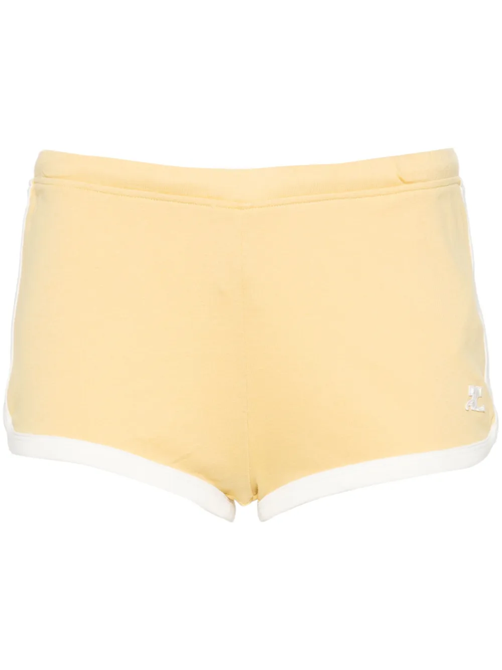 

Короткие шорты Contrast Courrèges, желтый