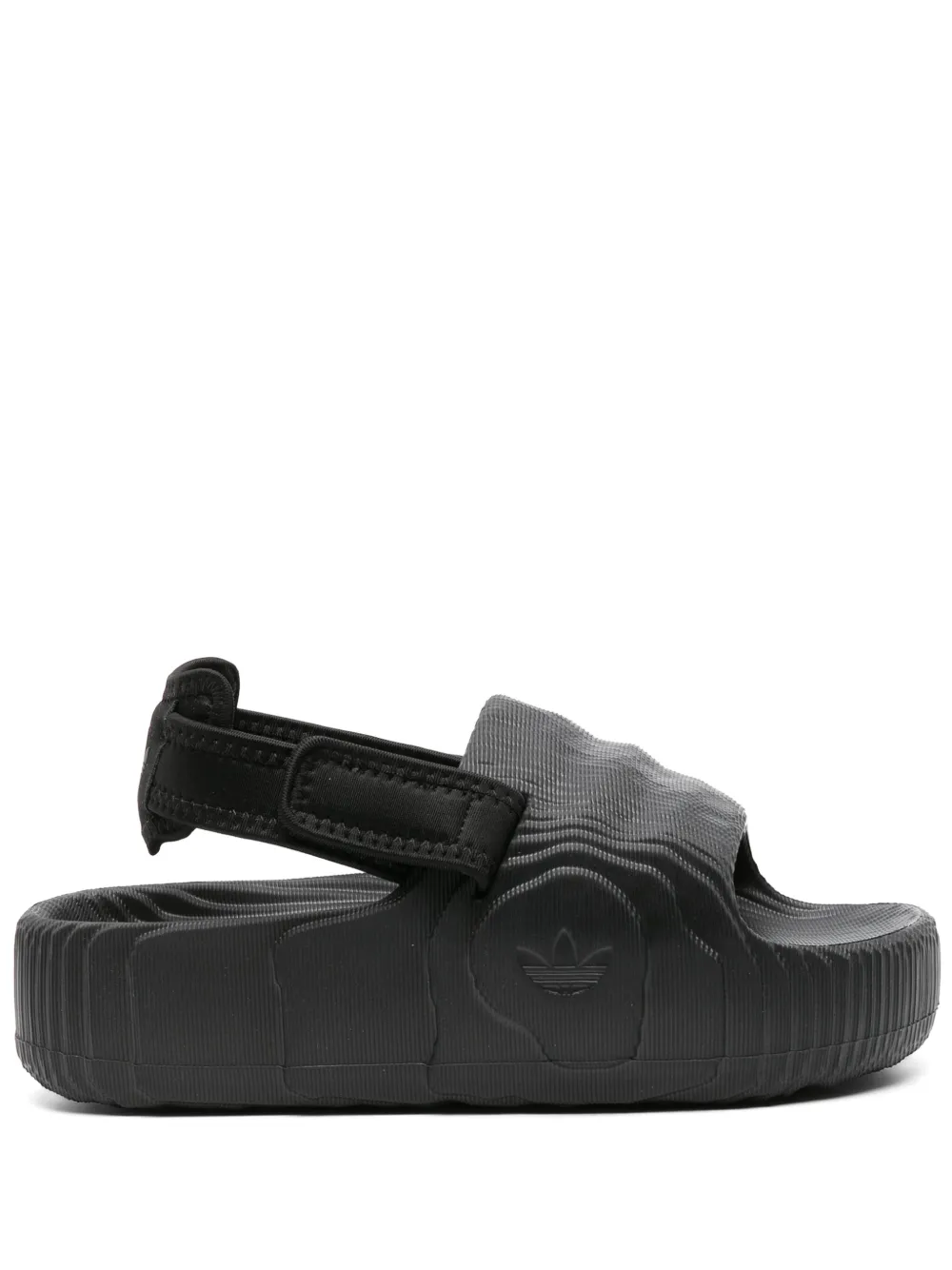 Шлепанцы Adilette 22 с ремешком на пятке Adidas, черный